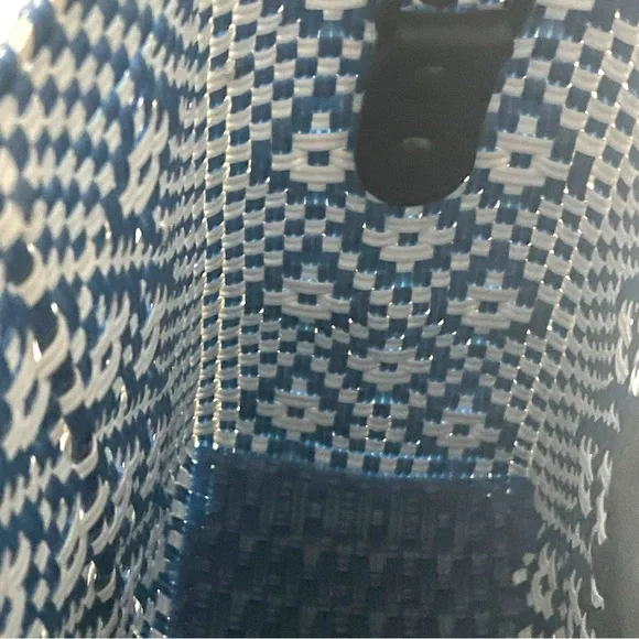 Tin Marin Woven Crossbody Artisan Bag Navy & White New with Tags 3 available - Picture 3 of 10
